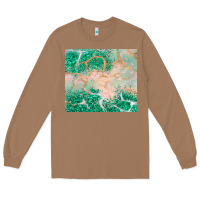 Toasted Coconut green glitter Long Sleeve Tee - JahusDesignShop