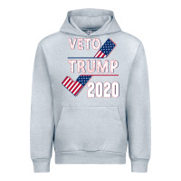 Heather Grey Veto Trump 2020 Urban Hoodie - Bettercallsaul