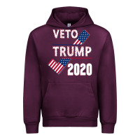 Mauve Wine Veto Trump 2020 Urban Hoodie - Bettercallsaul