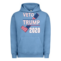 Pigment Pebble Blue Veto Trump 2020 Urban Hoodie - Bettercallsaul