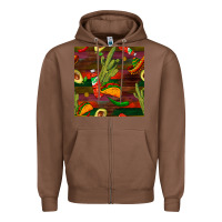 Chestnut mexican food seamless pattern Zipper Hoodie - BundleAndBundleShop