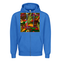 True Royal mexican food seamless pattern Zipper Hoodie - BundleAndBundleShop