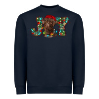 Labrador Retriever Christmas Joy Heavyweight Sweatshirt | Teevron
