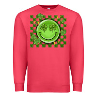 Cardinal checkered st. patrick's day Premium Sweatshirt - MaliasSmallBusiness