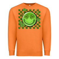 Carrot checkered st. patrick's day Premium Sweatshirt - MaliasSmallBusiness