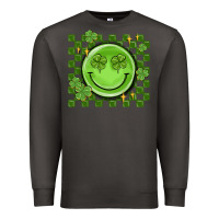 Smoke checkered st. patrick's day Premium Sweatshirt - MaliasSmallBusiness