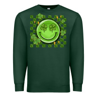 Sports Green checkered st. patrick's day Premium Sweatshirt - MaliasSmallBusiness