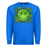 True Royal checkered st. patrick's day Premium Sweatshirt - MaliasSmallBusiness