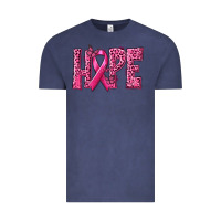 Vintage Denim Hope Breast Cancer Vintage Tee - texasbilliewilder