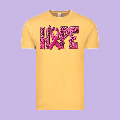 Hope Breast Cancer Vintage Tee Designed By Texasbilliewilder