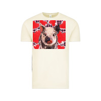 Vintage Arctic valentine's day glitter hearts pig Vintage Tee - BarkalooDesign