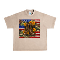 French Oak Army USA lag leopard camouflage sunflower 20oz Urban Heavy Tee - Neo Western