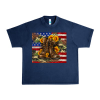 Navy Army USA lag leopard camouflage sunflower 20oz Urban Heavy Tee - Neo Western
