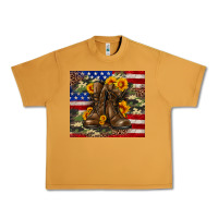 Peanut Butter Army USA lag leopard camouflage sunflower 20oz Urban Heavy Tee - Neo Western