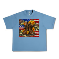 Pebble Blue Army USA lag leopard camouflage sunflower 20oz Urban Heavy Tee - Neo Western