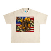 Sandshell Army USA lag leopard camouflage sunflower 20oz Urban Heavy Tee - Neo Western