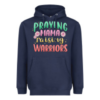 Navy prying mama raising warriors malia Heavyweight Hoodie - MaliasSmallBusiness