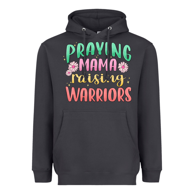 Prying Mama Raising Warriors Malia Heavyweight Hoodie by MaliasSmallBusiness | Teevron