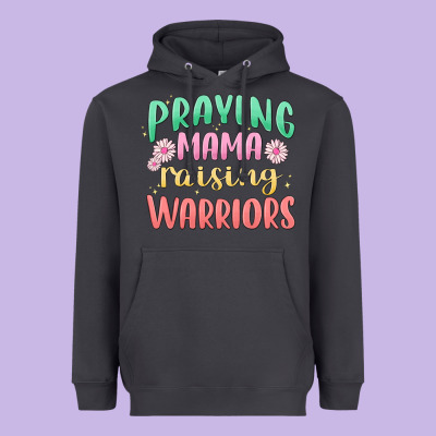 Prying Mama Raising Warriors Malia Heavyweight Hoodie Designed By Maliassmallbusiness