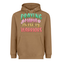 Toasted Coconut prying mama raising warriors malia Heavyweight Hoodie - MaliasSmallBusiness