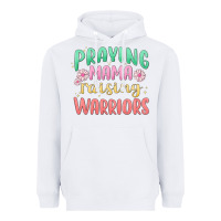 White prying mama raising warriors malia Heavyweight Hoodie - MaliasSmallBusiness