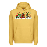 Antique Gold Noel Premium Hoodie - BundleAndBundleShop