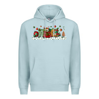Blue Mist Noel Premium Hoodie - BundleAndBundleShop