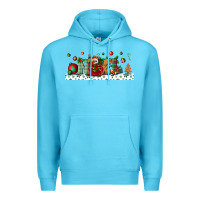Ocean Blue Noel Premium Hoodie - BundleAndBundleShop