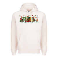 Pale Pink Noel Premium Hoodie - BundleAndBundleShop