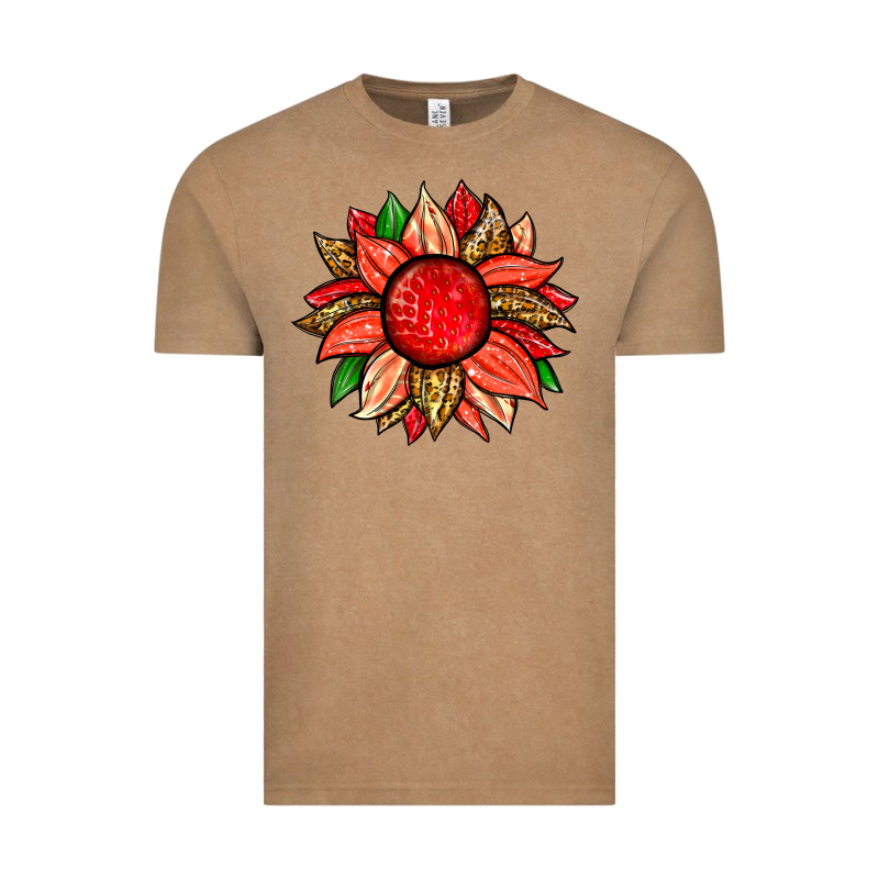 Strawberry Sunflower Vintage Tee by Zillion Design Studio | Teevron