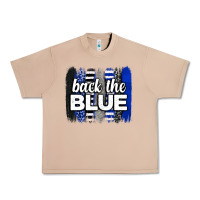 Burro Back the blue brushstrokes Urban Heavy Tee - Neo Western