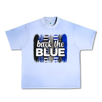 Grape Ice Back the blue brushstrokes Urban Heavy Tee - Neo Western