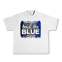 Lunar Rock Back the blue brushstrokes Urban Heavy Tee - Neo Western
