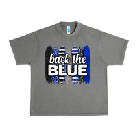 Tornado Back the blue brushstrokes Urban Heavy Tee - Neo Western