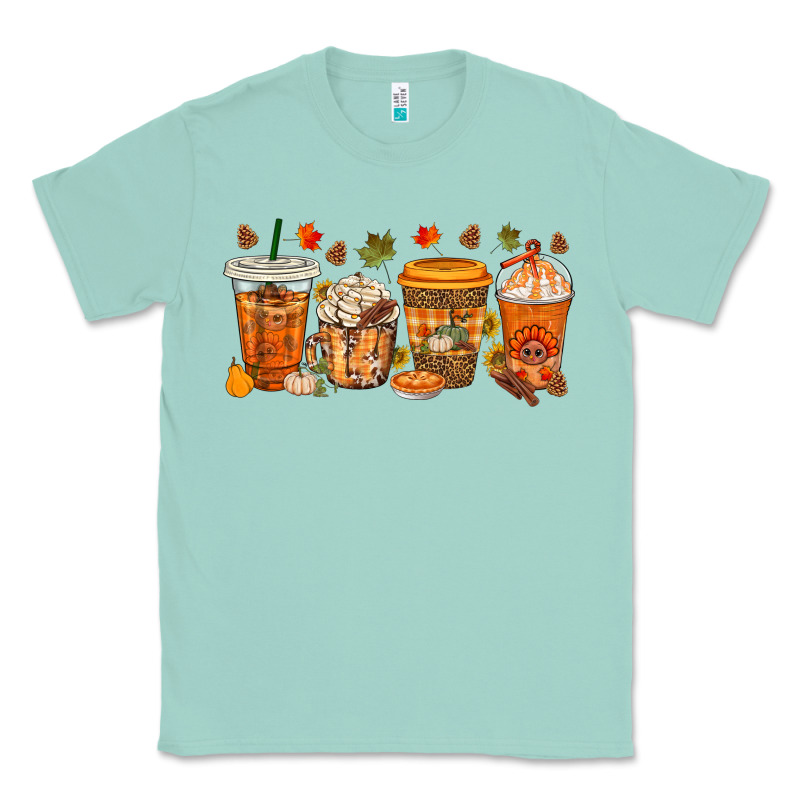 Western Thanksgiving Coffee Cups Bbs Classic Tee by BundleAndBundleShop | Teevron