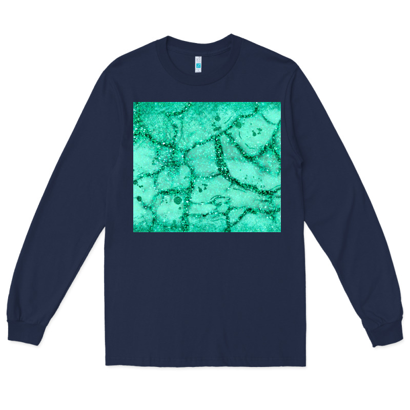 Green Glitter Long Sleeve Tee by JahusDesignShop | Teevron