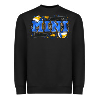Black mini volleyball Heavyweight Sweatshirt - Zillion Design Studio