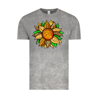 Cloud Rock pineapple sunflower Vintage Tee - Zillion Design Studio