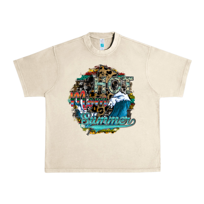 Hot Mom Summer Urban Heavy Tee by SublimationCraftShop | Teevron