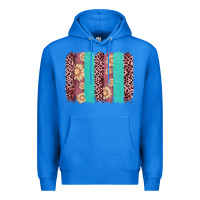 True Royal valentine's day floral leopard brushstroke Premium Hoodie - AdoDesignShop