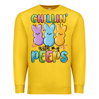 Lemon chillin' with my peeps Premium Sweatshirt - MaliasSmallBusiness