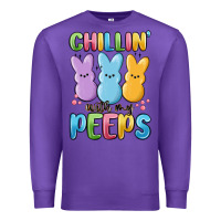 Purple chillin' with my peeps Premium Sweatshirt - MaliasSmallBusiness