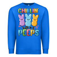 True Royal chillin' with my peeps Premium Sweatshirt - MaliasSmallBusiness