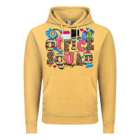Vintage Mustard office squad Vintage Hoodie - Zillion Design Studio