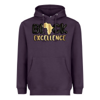 Plum black excellence Heavyweight Hoodie - MaliasSmallBusiness