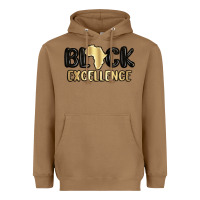Toasted Coconut black excellence Heavyweight Hoodie - MaliasSmallBusiness