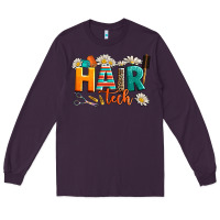 Plum hair tech Long Sleeve Tee - AdoDesignShop