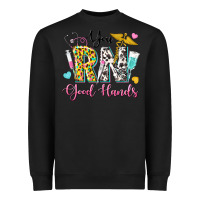 Black you rn good hands Heavyweight Sweatshirt - texasbilliewilder