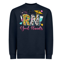 Navy you rn good hands Heavyweight Sweatshirt - texasbilliewilder