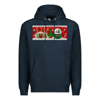 Navy noel Premium Hoodie - BundleAndBundleShop
